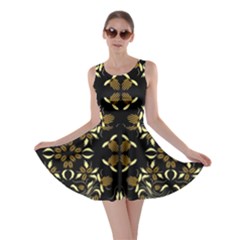 Folk flowers print Floral pattern Ethnic art Skater Dress