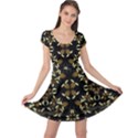 Folk flowers print Floral pattern Ethnic art Cap Sleeve Dress View1