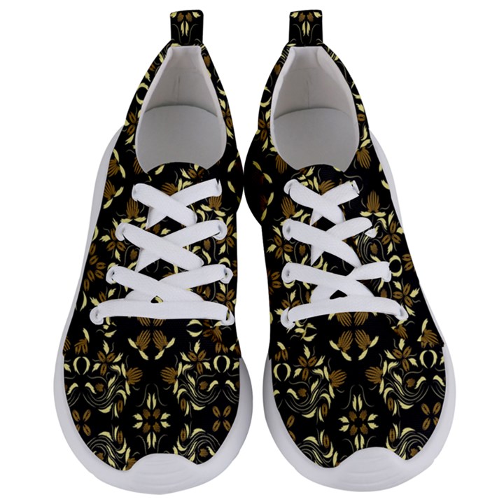 Folk flowers print Floral pattern Ethnic art Women s Lightweight Sports Shoes