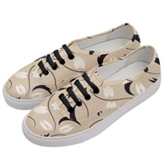 Folk Flowers Print Floral Pattern Ethnic Art Women s Classic Low Top Sneakers by Eskimos