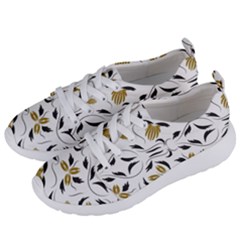 Folk Flowers Print Floral Pattern Ethnic Art Women s Lightweight Sports Shoes by Eskimos