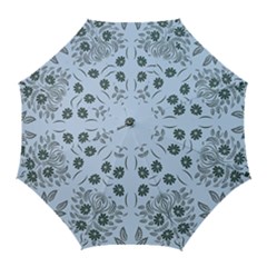 Folk Flowers Print Floral Pattern Ethnic Art Golf Umbrellas by Eskimos