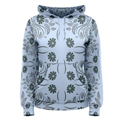 Folk Flowers Print Floral Pattern Ethnic Art Women s Pullover Hoodie by Eskimos