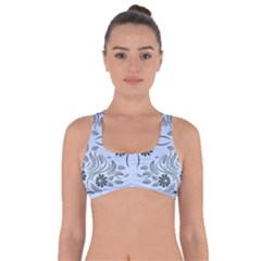 Folk Flowers Print Floral Pattern Ethnic Art Got No Strings Sports Bra by Eskimos