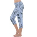 Folk flowers print Floral pattern Ethnic art Capri Yoga Leggings View2