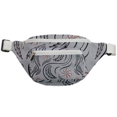 Folk Flowers Print Floral Pattern Ethnic Art Fanny Pack by Eskimos