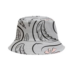 Folk Flowers Print Floral Pattern Ethnic Art Bucket Hat by Eskimos