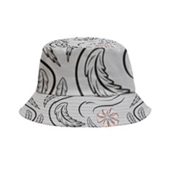 Folk Flowers Print Floral Pattern Ethnic Art Inside Out Bucket Hat by Eskimos