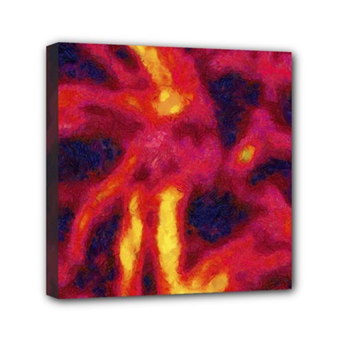 Requiem  Of The Glowing  Stars Mini Canvas 6  X 6  (stretched) by DimitriosArt