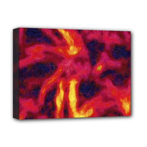 Requiem  Of The Glowing  Stars Deluxe Canvas 16  X 12  (stretched)  by DimitriosArt