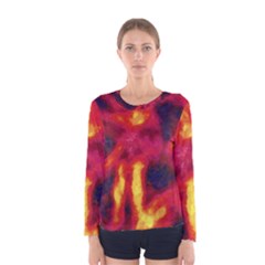 Requiem  Of The Glowing  Stars Women s Long Sleeve Tee