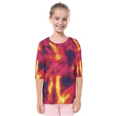 Requiem  Of The Glowing  Stars Kids  Quarter Sleeve Raglan Tee