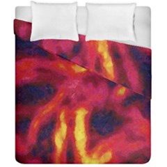 Requiem  Of The Glowing  Stars Duvet Cover Double Side (california King Size) by DimitriosArt