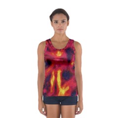 Requiem  Of The Glowing  Stars Sport Tank Top  by DimitriosArt