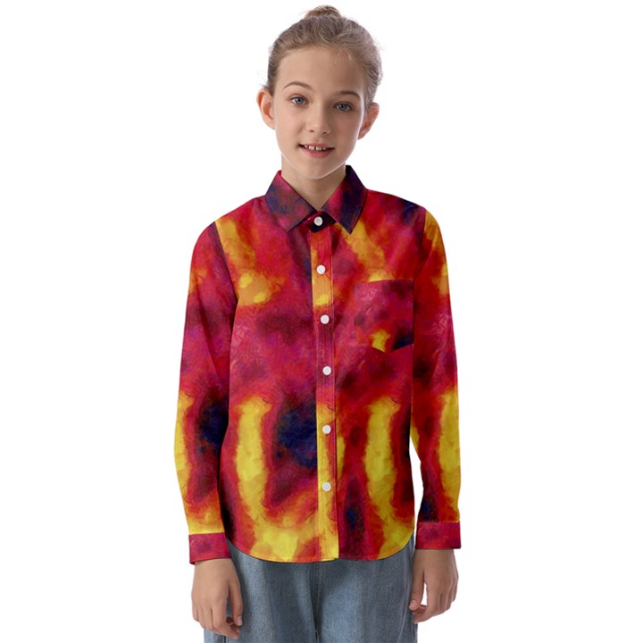 Requiem  of the glowing  stars Kids  Long Sleeve Shirt