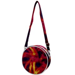 Requiem  Of The Glowing  Stars Crossbody Circle Bag by DimitriosArt