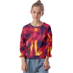 Requiem  Of The Glowing  Stars Kids  Cuff Sleeve Top