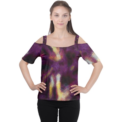 Requiem  Of The Purple Stars Cutout Shoulder Tee by DimitriosArt