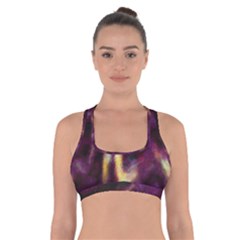 Requiem  Of The Purple Stars Cross Back Sports Bra by DimitriosArt