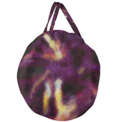 Requiem  Of The Purple Stars Giant Round Zipper Tote by DimitriosArt