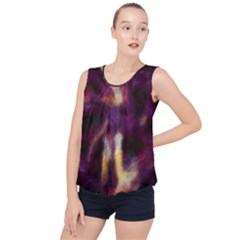 Requiem  Of The Purple Stars Bubble Hem Chiffon Tank Top by DimitriosArt