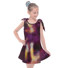 Requiem  Of The Purple Stars Kids  Tie Up Tunic Dress by DimitriosArt