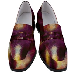 Requiem  Of The Purple Stars Women s Chunky Heel Loafers by DimitriosArt