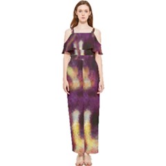 Requiem  Of The Purple Stars Draped Sleeveless Chiffon Jumpsuit