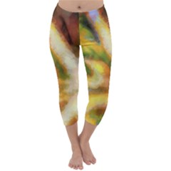 Requiem  Of The Yellow Stars Capri Winter Leggings 