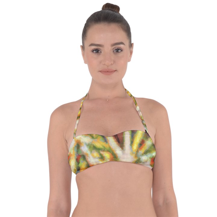 Requiem  of the yellow stars Halter Bandeau Bikini Top