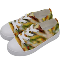 Requiem  Of The Yellow Stars Kids  Low Top Canvas Sneakers by DimitriosArt