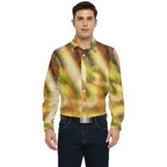 Requiem  Of The Yellow Stars Men s Long Sleeve Pocket Shirt  by DimitriosArt