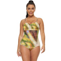 Requiem  Of The Yellow Stars Retro Full Coverage Swimsuit