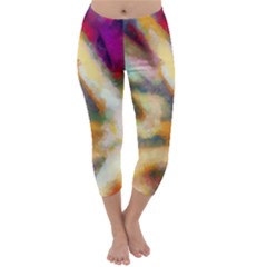 Requiem  Of The Rainbow Stars Capri Winter Leggings 