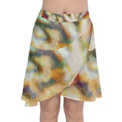 Requiem  Of The Rainbow Stars Chiffon Wrap Front Skirt