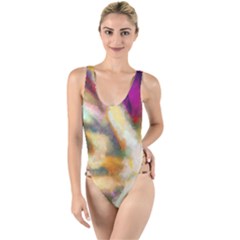 Requiem  Of The Rainbow Stars High Leg Strappy Swimsuit by DimitriosArt