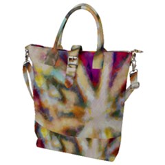 Requiem  Of The Rainbow Stars Buckle Top Tote Bag by DimitriosArt