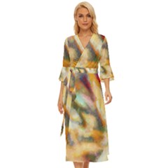 Requiem  Of The Rainbow Stars Midsummer Wrap Dress