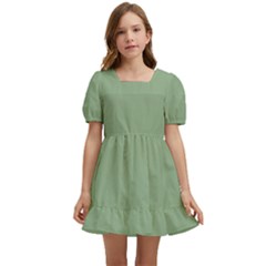 Fair Green Kids  Short Sleeve Dolly Dress