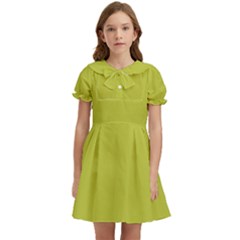 Fragile Sprout Kids  Bow Tie Puff Sleeve Dress