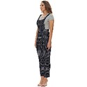 Charcoal Mandala Women s Pinafore Overalls Jumpsuit View2