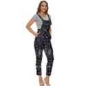 Charcoal Mandala Women s Pinafore Overalls Jumpsuit View3