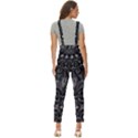 Charcoal Mandala Women s Pinafore Overalls Jumpsuit View4