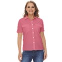 Bubblegum Women s Short Sleeve Double Pocket Shirt View1