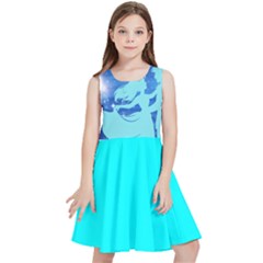 00ffff Kids  Skater Dress by jellydarlinsboutique