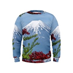 Mountain-mount-landscape-japanese Kids  Sweatshirt