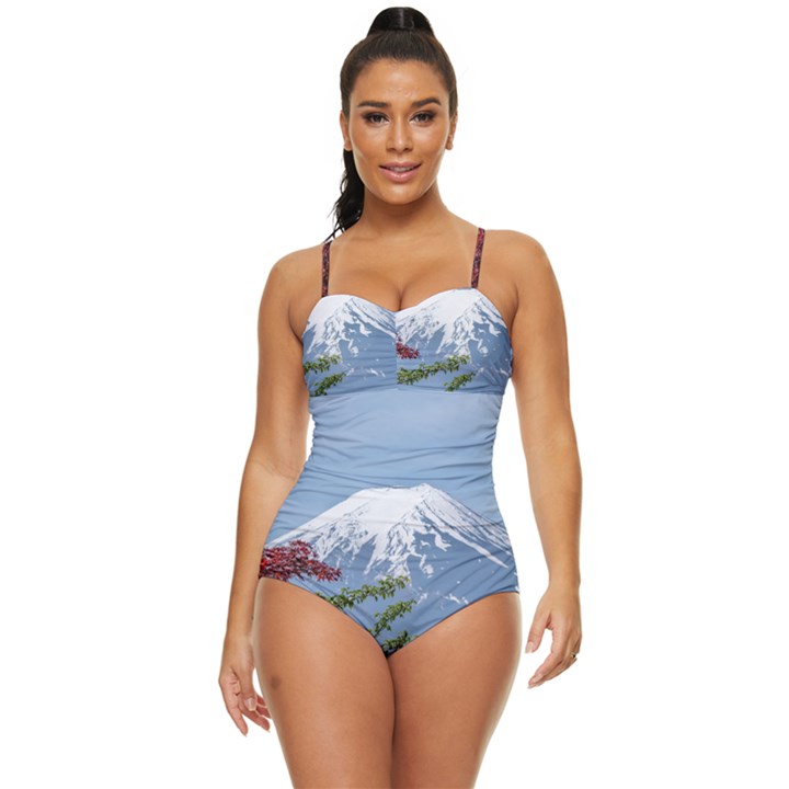 Mountain-mount-landscape-japanese Retro Full Coverage Swimsuit