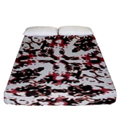 Texture Mosaic Abstract Design Fitted Sheet (king Size) by dflcprintsclothing