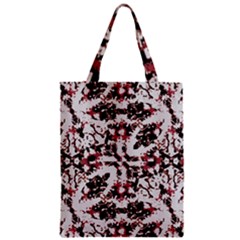 Texture Mosaic Abstract Design Zipper Classic Tote Bag by dflcprintsclothing