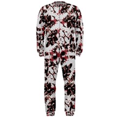 Texture Mosaic Abstract Design Onepiece Jumpsuit (men) by dflcprintsclothing